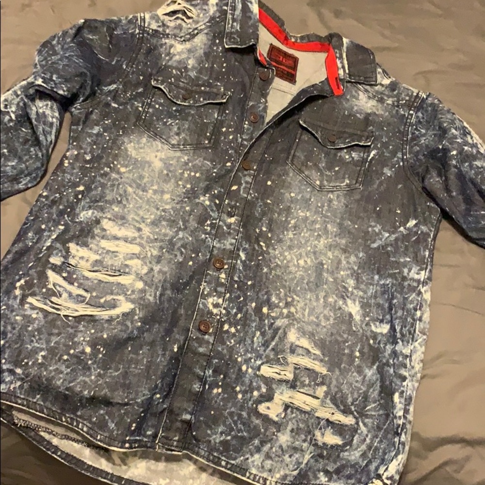 Distressed jordan Craig button up